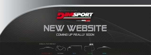 Nuovo sito web per Dimsport
