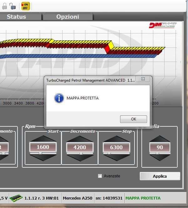 TPM Software, attivata la funzione map lock