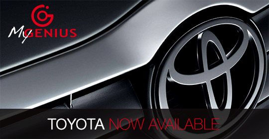 Le applicazioni Toyota disponibili su My Genius