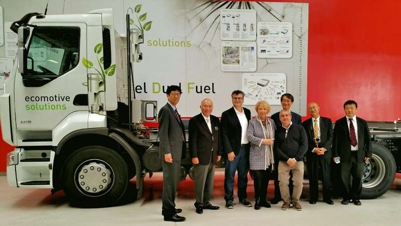 Giapponesi a lezione di ‘dual fuel’ da Ecomotive Solutions
