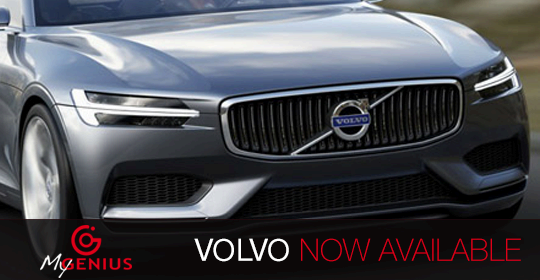 Volvo da oggi disponibile sulla piattaforma My Genius!