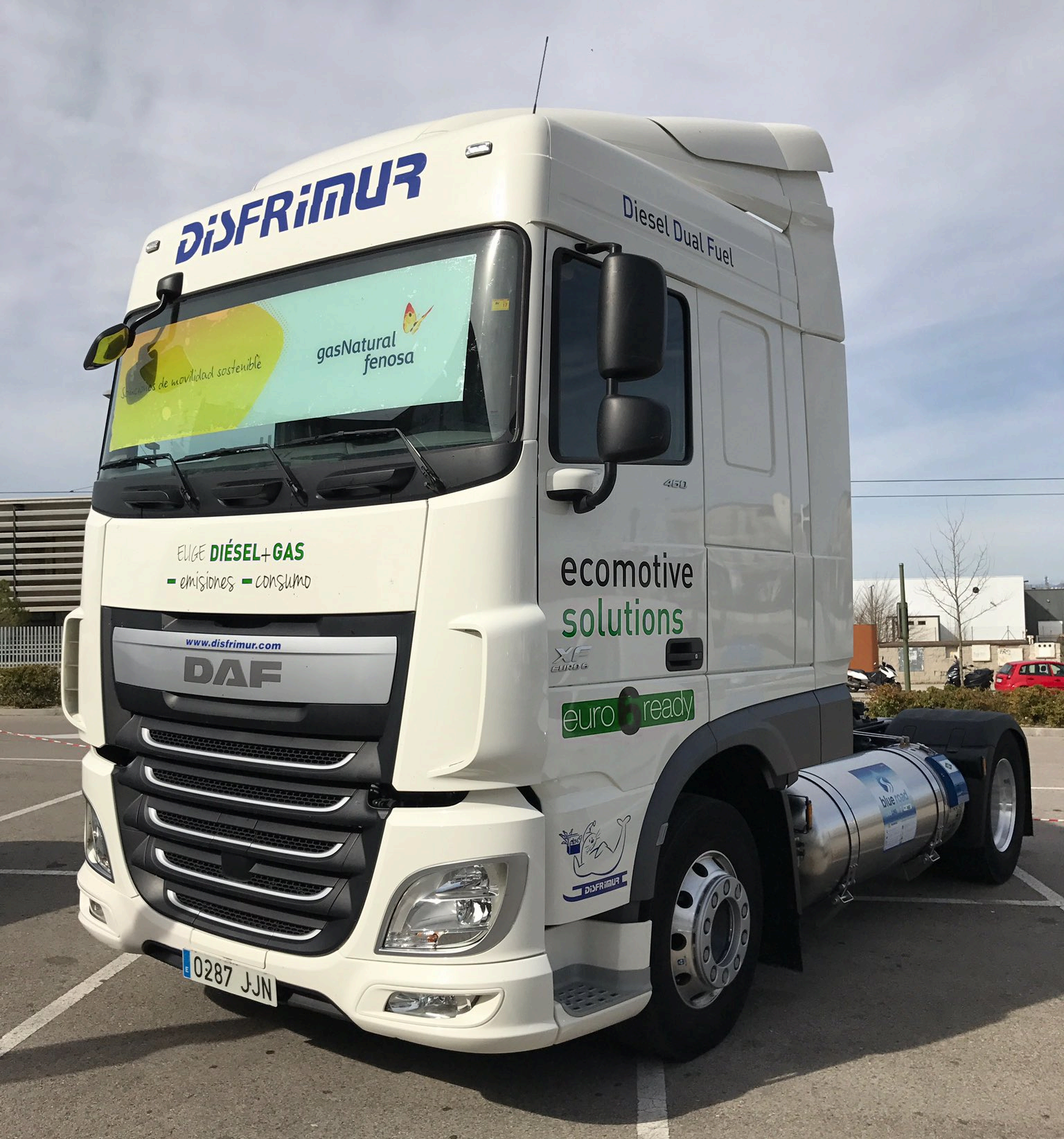 Omologato anche in Spagna il primo camion EURO6 LNG Diesel Dual Fuel