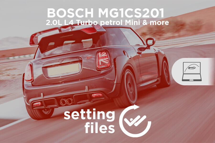 Settaggi di seconda generazione per centralina BOSCH MG1CS201 (L4 turbo benzina Mini 2.0L)