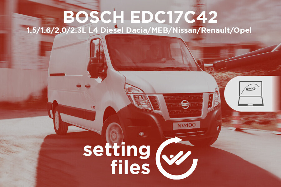 Settaggi di seconda generazione per centralina BOSCH EDC17C42 (L4 diesel 1.5/1.6/2.0/2.3L)