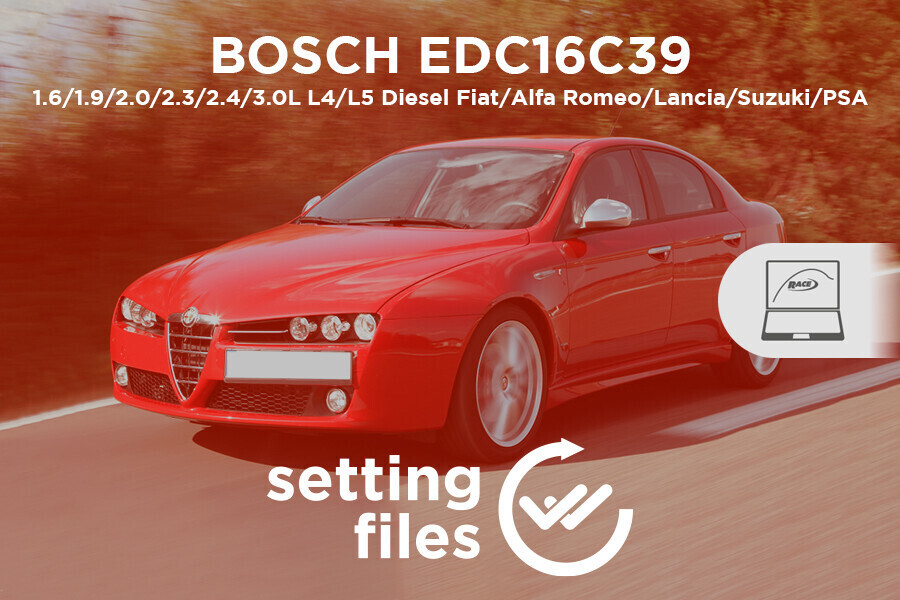 Settaggi di seconda generazione per centralina BOSCH EDC16C39 (L4/L5 diesel 1.6/1.9/2.0/2.3/2.4/3.0L)