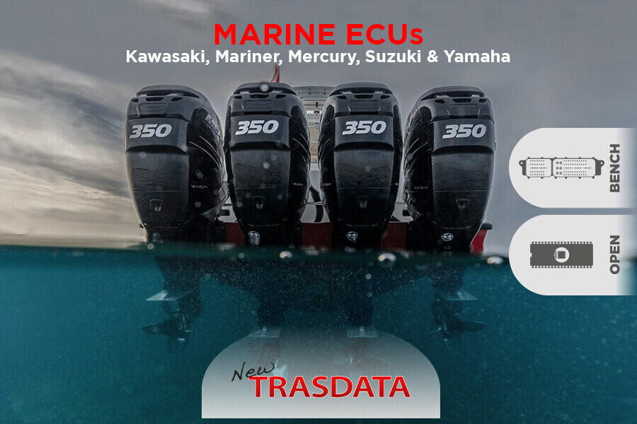 Un mare di plugin: con New Trasdata intervieni sulle centraline per numerose applicazioni nautiche