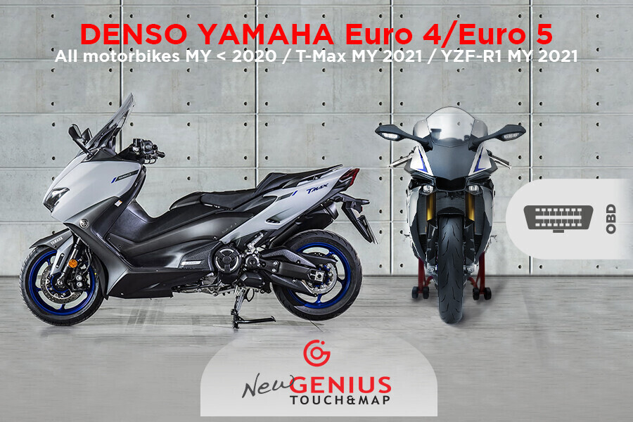 Yamaha ancora più ‘su di giri’ con New Genius: rimappa via OBD le centraline Denso Euro 4 e Euro 5