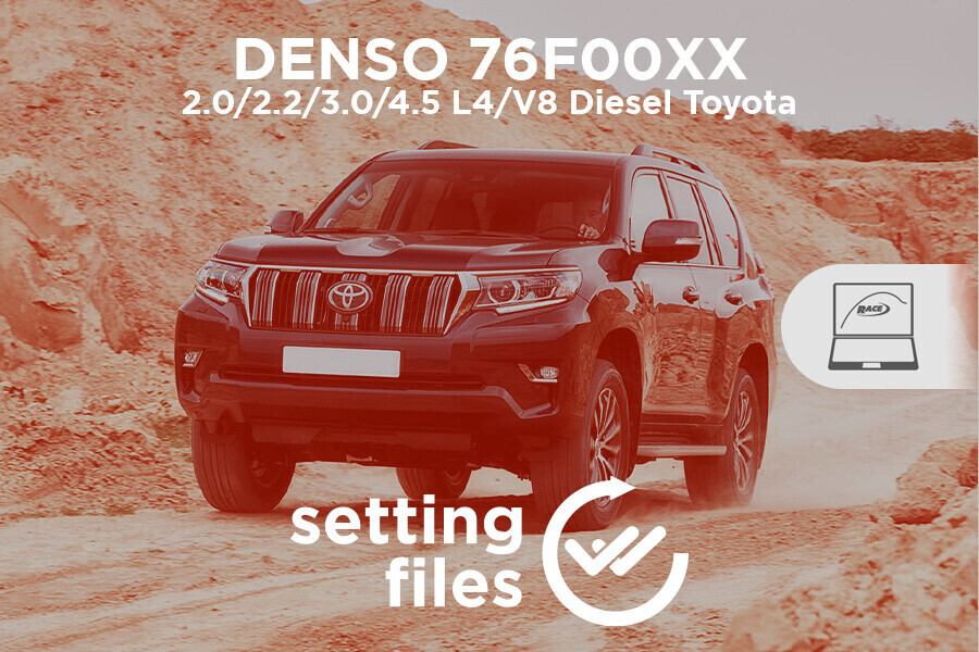 Settaggi di seconda generazione per centralina DENSO 76F00XX (L4/V8 diesel 2.0/2.2/3.0/4.5L)