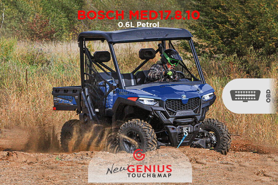 Un’esclusiva Dimsport: leggi, modifica e scrivi la BOSCH MED17.8.10 del nuovo CF Moto UForce 600 con New Genius