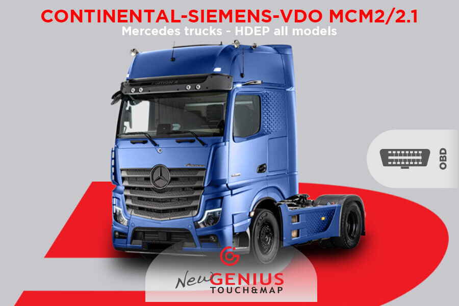 Rimappa ora tutti i modelli Mercedes-Benz truck con New Genius