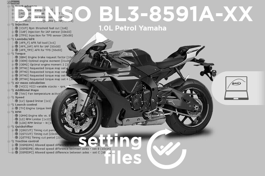 Settaggi di seconda generazione per YAMAHA YZF R1 MY2020 Euro 5