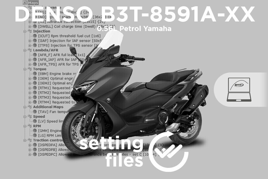 Settaggi di seconda generazione per YAMAHA T-MAX 560 MY2020 Euro 5