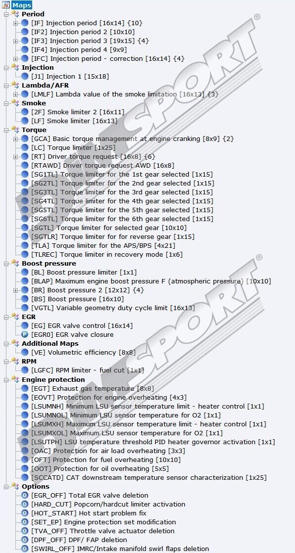 New/Updated setting files – VAG/CHRYSLER/DODGE/JEEP/MITSUBISHI EDC16U31