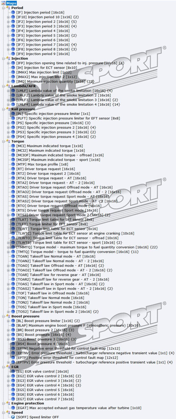 New/Updated setting files – FCA MJD9DF