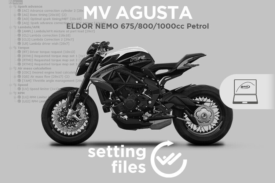 Settaggi di seconda generazione per centraline ELDOR installate su MV Agusta Euro 4