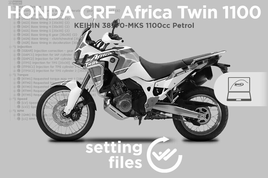 Settaggi di seconda generazione per centraline KEIHIN installate su Honda CRF Africa Twin 1100