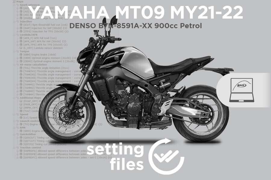 Settaggi di seconda generazione per centraline DENSO installate su YAMAHA MT09 Euro 5