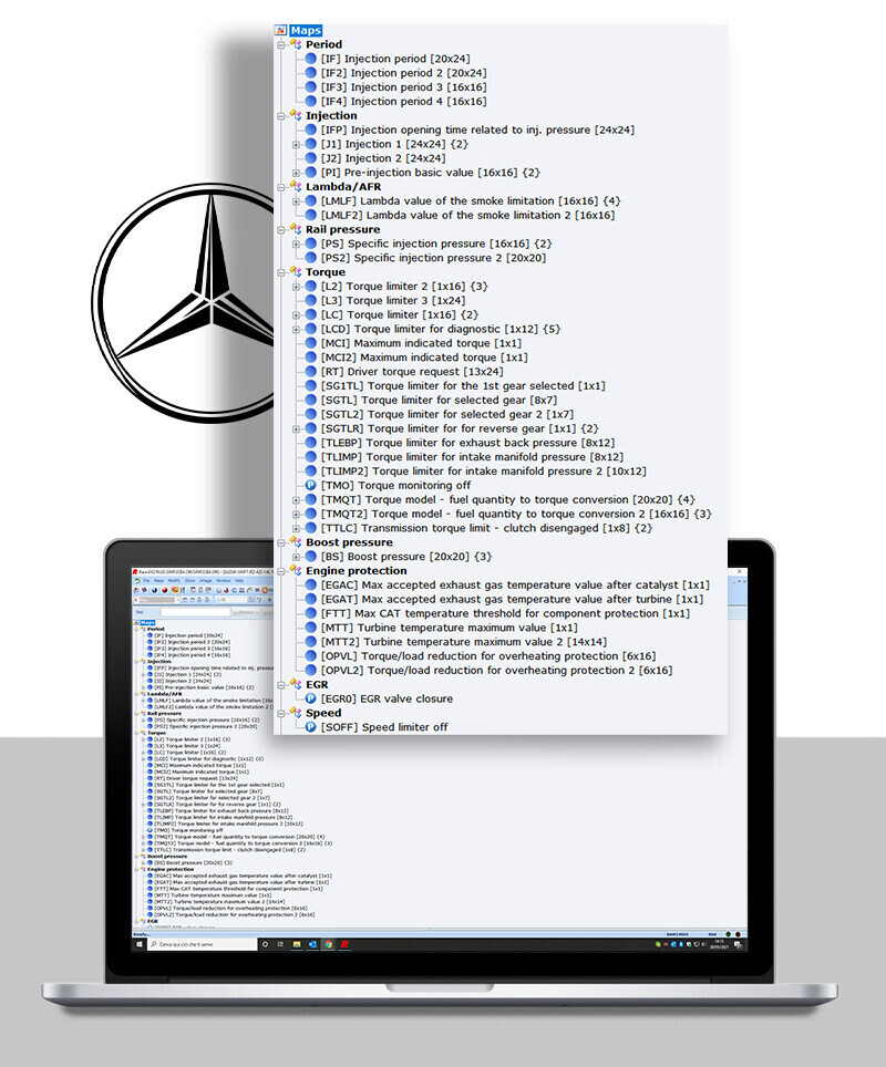 New/Updated setting files – Mercedes Benz DELPHI CRD3.Ex/Fx/Px – 2.2L Diesel