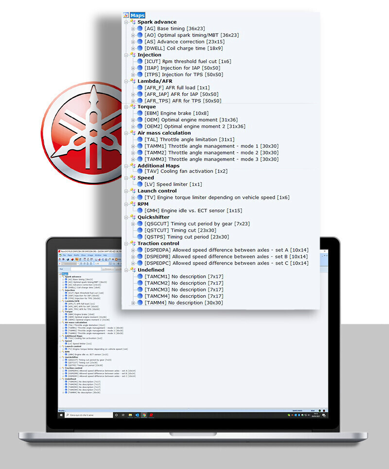 New/Updated setting files – DENSO B7N-8591A-XX YAMAHA MT 09 Euro 5