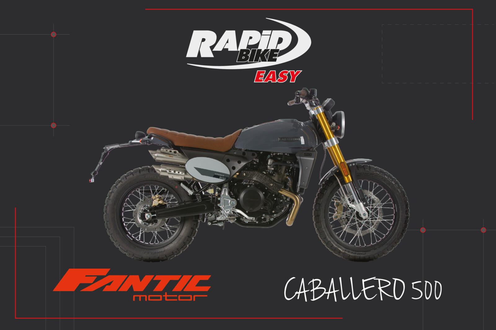 FANTIC CABALLERO 500: NUOVO SVILUPPO SULL’ICONICA CAFE’ RACER TRICOLORE