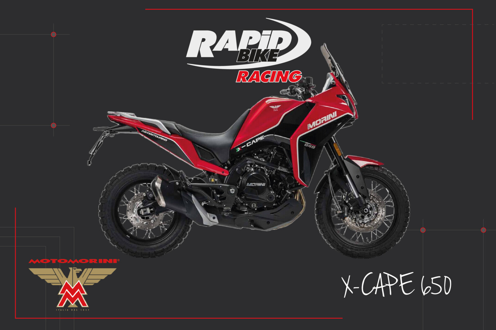 MOTO MORINI X-CAPE 650: UNA NUOVA SFIDA PER RAPID BIKE
