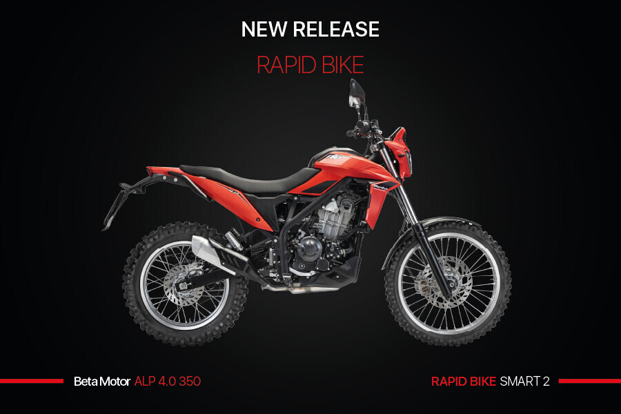 RAPID BIKE SMART 2: NUOVA APPLICAZIONE PER BETAMOTOR ALP 4.0 350