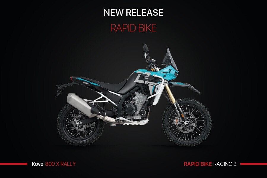 KOVE 800X RALLY 2025: LA SCINTILLA CHE ACCENDE LA VOGLIA DI SUPERARE OGNI LIMITE CON RAPID BIKE RACING 2