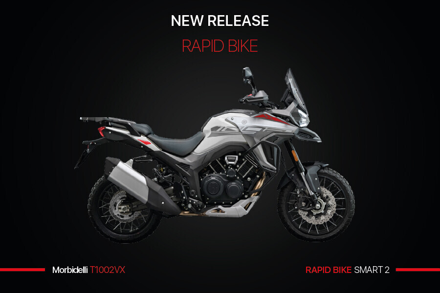 RAPID BIKE SMART 2 E MORBIDELLI T1002VX: PRESTAZIONI ANCORA PIÙ ELEVATE