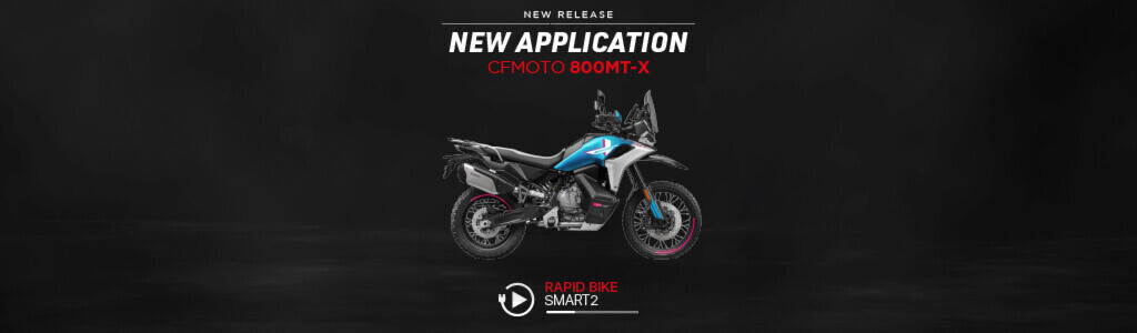 AVVENTURA SU OGNI TERRENO: CFMOTO 800MT-X SENZA PRECEDENTI CON RAPID BIKE SMART2